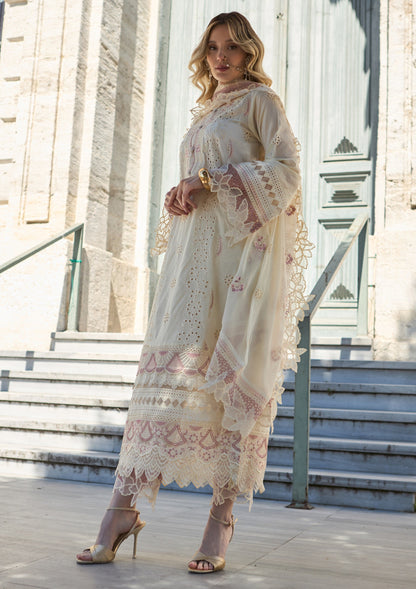 IVY-EMBROIDERED LAWN 3 PCS (HG-03)