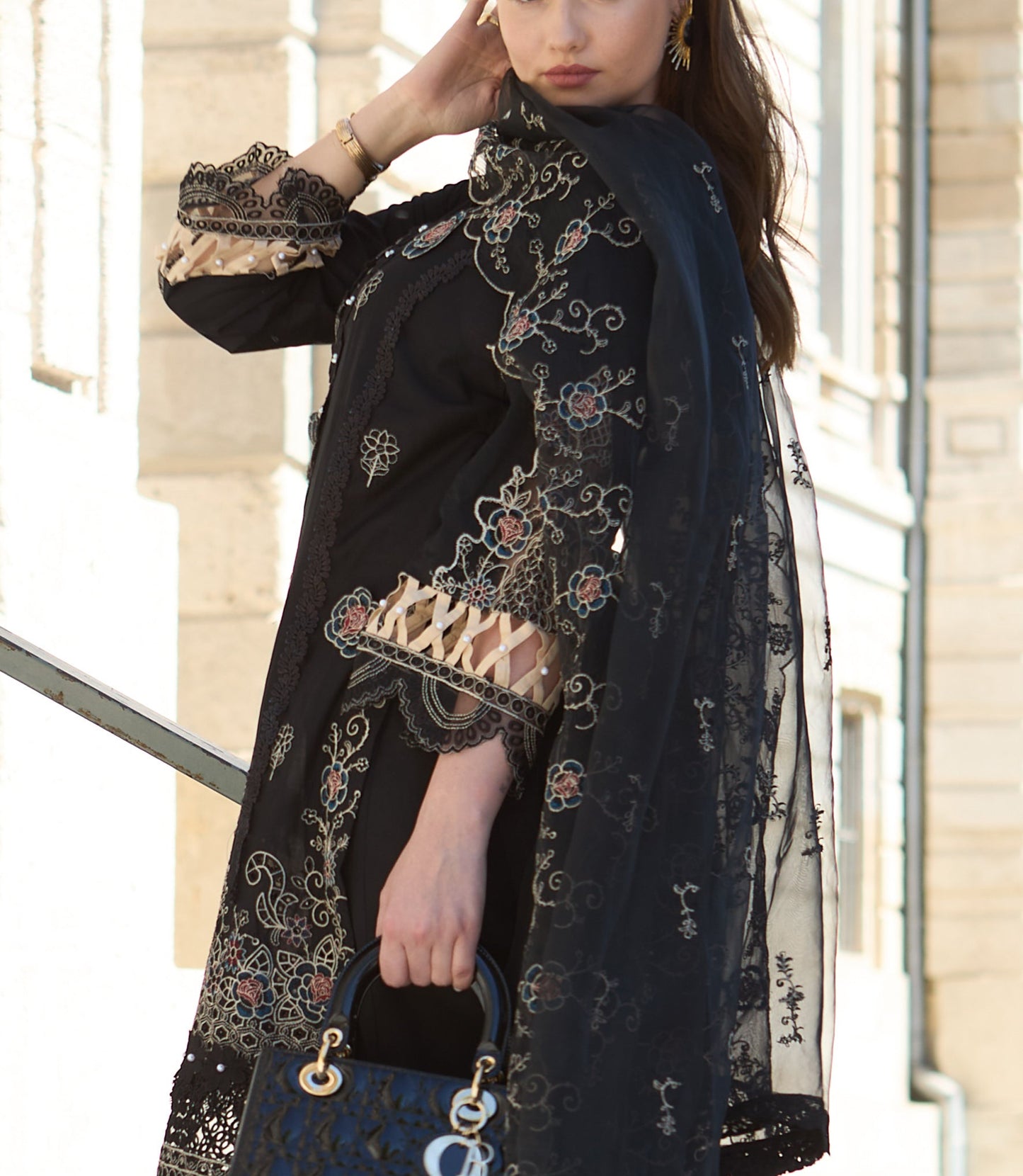 CALA-EMBROIDERED LAWN 3 PCS (HG-06)