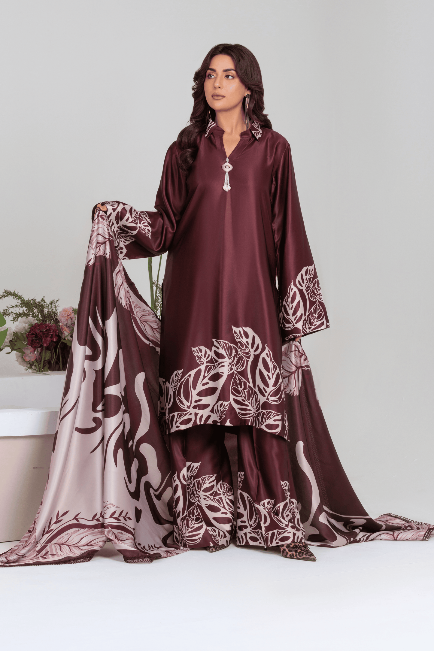 BRISTA-SATIN SILK 3 PCS (HG-207)